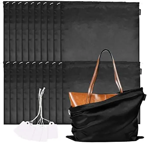 20 Pack Silk Dust Bags for Purses & Handbags – Travel Storage Pouches for Shoes, Boots
20 Pack Silk Dust Bags for Purses & Handbags – Travel Storage Pouches for Shoes, Boots