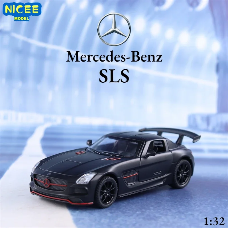 1:32 спортивный автомобиль Mercedes-Benz SLS, высокая имитация литья под давлением автомобиля, модель автомобиля из металлического сплава, коллекция детских игрушек, подарки F390 
1:32 спортивный автомобиль Mercedes-Benz SLS, высокая имитация литья под давлением автомобиля, модель автомобиля из металлического сплава, коллекция детских игрушек, подарки F390