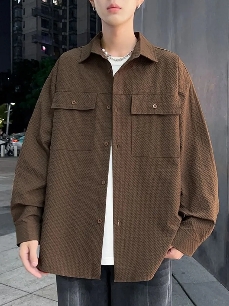 Spring Autumn Men's Long Sve Versatile Casual irt Jaet New Sle Trendy Loose Haome Top Busin Casual Breathable
Spring Autumn Men's Long Sve Versatile Casual irt Jaet New Sle Trendy Loose Haome Top Busin Casual Breathable