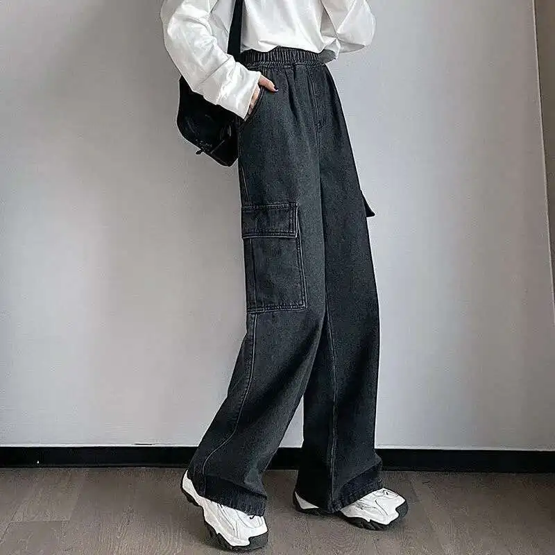 Women's Jeans Vintage Denim Pants Blue High Waist Baggy Jeans 2025 Spring New Casual Loose Wide Leg Long Pants Ladies Trousers
Women's Jeans Vintage Denim Pants Blue High Waist Baggy Jeans 2025 Spring New Casual Loose Wide Leg Long Pants Ladies Trousers