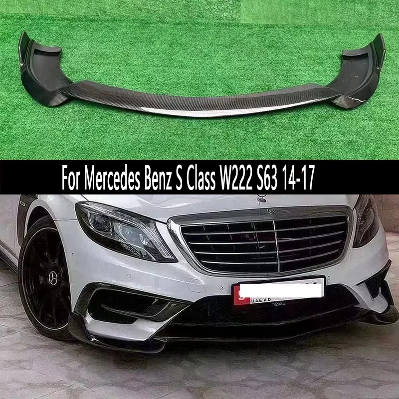 For Mercedes Benz S Class W222 S63 14-17 Carbon Fiber Car Front Bumper Lip Front lip Diffuser Front Chin Spoiler Body Kit
For Mercedes Benz S Class W222 S63 14-17 Carbon Fiber Car Front Bumper Lip Front lip Diffuser Front Chin Spoiler Body Kit