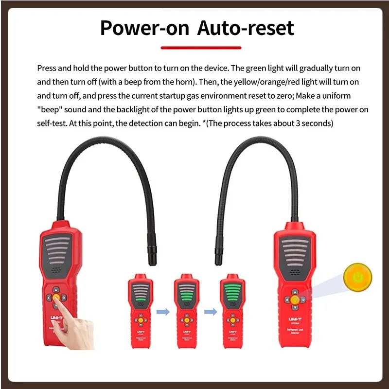 UNI-T UT336A Refrigerant Gas Leak Detector HVAC Air Conditioning System Tester for CFC HFC HCFC HC HFO
UNI-T UT336A Refrigerant Gas Leak Detector HVAC Air Conditioning System Tester for CFC HFC HCFC HC HFO