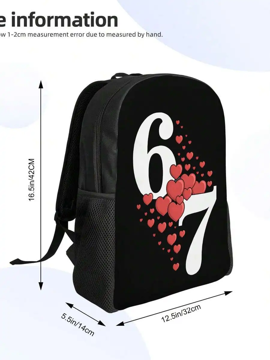 67 Heart Design Custom Fashion Backpack For Adults Casual School College Bag
67 Heart Design Custom Fashion Backpack For Adults Casual School College Bag