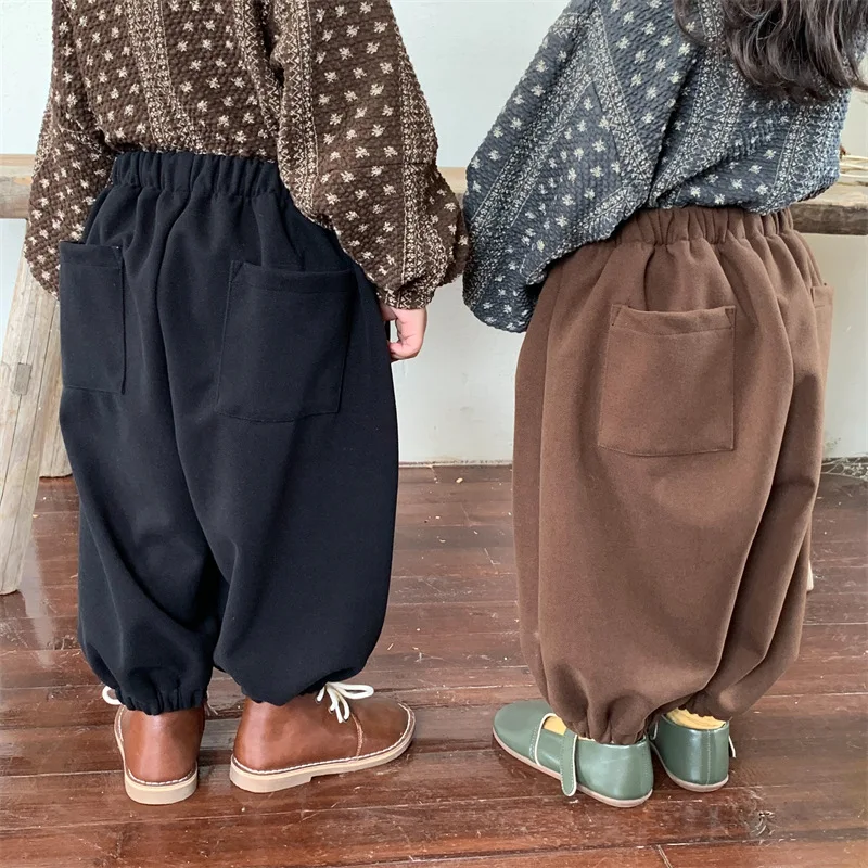 Korean Style 2023 Spring Autumn Kids Solid Color Casual Pants Baby Boys Girls Clothes Cotton Elastic Waist Children's Trousers
Korean Style 2023 Spring Autumn Kids Solid Color Casual Pants Baby Boys Girls Clothes Cotton Elastic Waist Children's Trousers