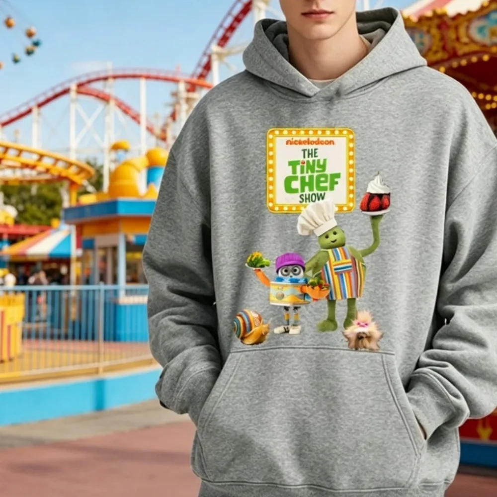 The Tiny Chef Show Pattern Hoody Winter Casual Loose and Warm Hooded Sweatshirt Drop Shoulder Comfortable Personality
The Tiny Chef Show Pattern Hoody Winter Casual Loose and Warm Hooded Sweatshirt Drop Shoulder Comfortable Personality