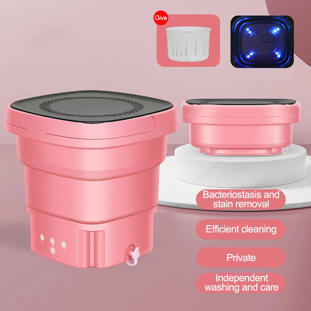 Folding Portable Washing Machine With Dryer Bucket for Clothes Socks Underwear Mini Cleaning Machines Centrifugal Washer Travel
Folding Portable Washing Machine With Dryer Bucket for Clothes Socks Underwear Mini Cleaning Machines Centrifugal Washer Travel