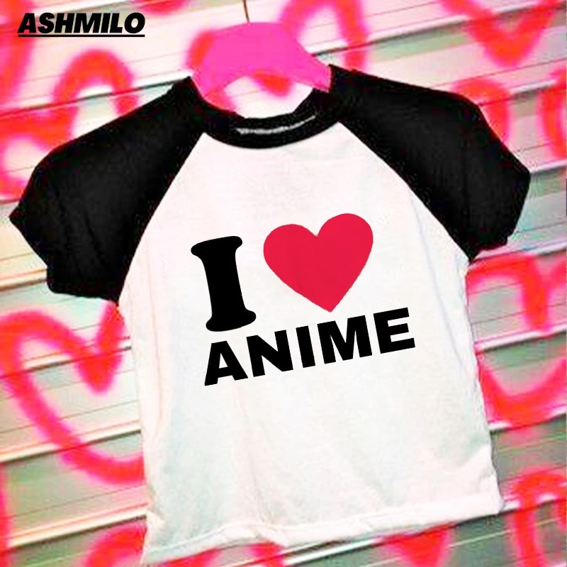 I LOVE ANIME Summer Fashion Girls Crop Tee Short Short Sleeve Women Casual T Shirts O Neck All Match Crop Top Korean Fashion Tee
I LOVE ANIME Summer Fashion Girls Crop Tee Short Short Sleeve Women Casual T Shirts O Neck All Match Crop Top Korean Fashion Tee