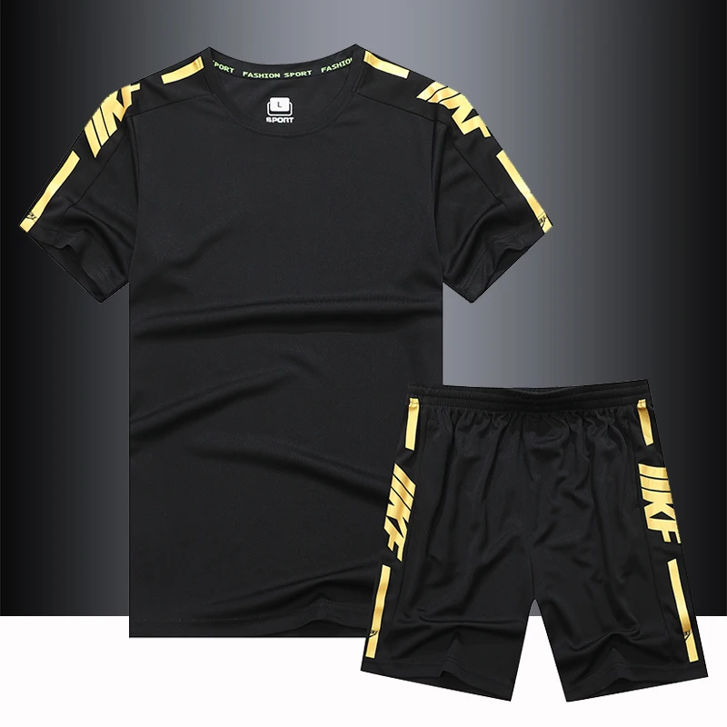 Мужской спортивный костюм для лета: футболка с коротким рукавом и шорты для бега, быстросохнущие, для фитнеса, баскетбола, футбола, тренировок, комплект из двух предметов
Мужской спортивный костюм для лета: футболка с коротким рукавом и шорты для бега, быстросохнущие, для фитнеса, баскетбола, футбола, тренировок, комплект из двух предметов