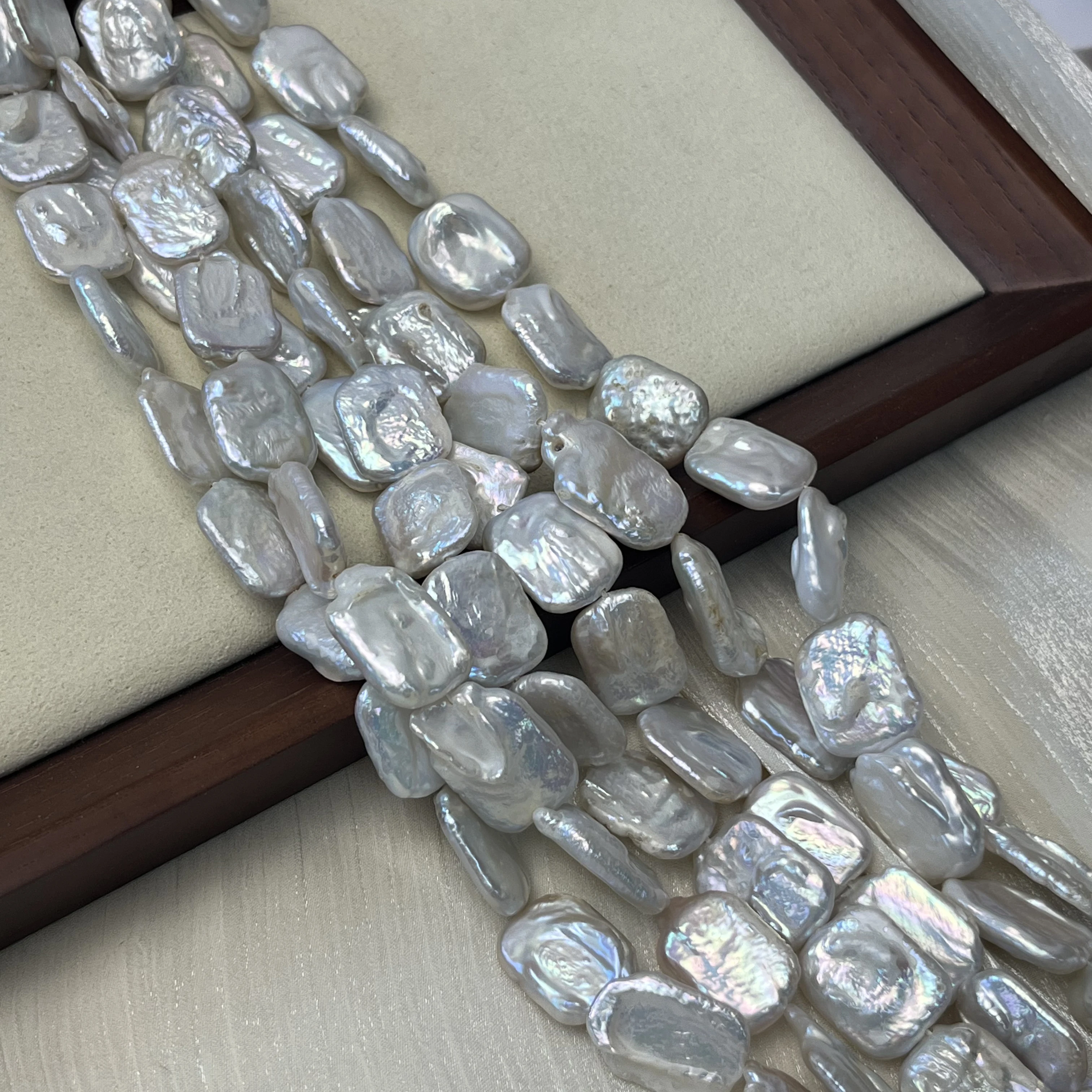 12x16mm AAA Natural Freshwater Baroque Square Pearl Isolated Bead Jewelry Make DIY Necklace Bracelet Accessories Women Wedding
12x16mm AAA Natural Freshwater Baroque Square Pearl Isolated Bead Jewelry Make DIY Necklace Bracelet Accessories Women Wedding