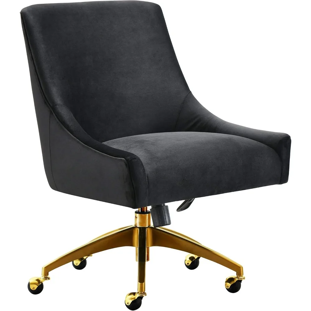 Computer Chair Black Modern Upholstered Home Office Swivel Chair Armchair Gaming Ergonomic Comfortable Furniture
Computer Chair Black Modern Upholstered Home Office Swivel Chair Armchair Gaming Ergonomic Comfortable Furniture