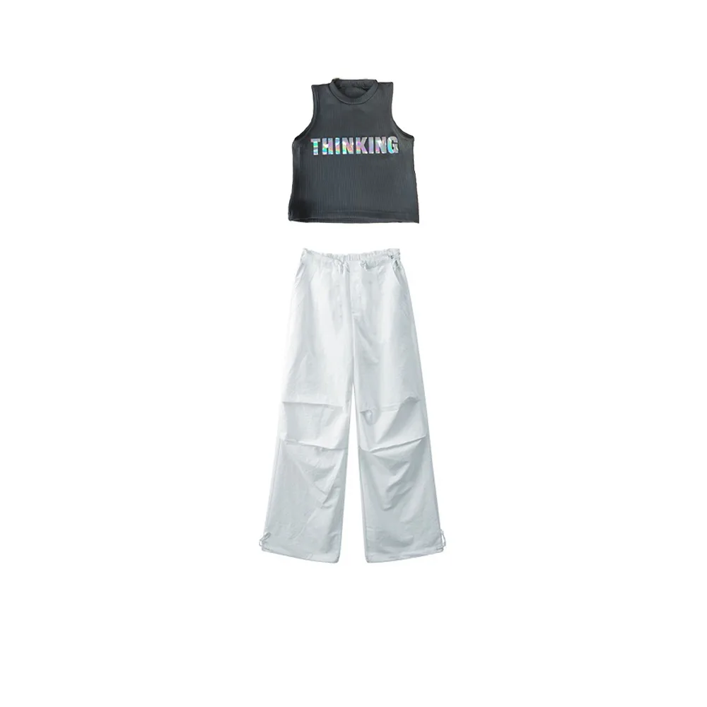 Two-piece Set Streetwear Girls Hip Hop Clothes Summer Teens Y2k Clothes Set Outfits Vest Cargo Pants Suit Streetwear
Two-piece Set Streetwear Girls Hip Hop Clothes Summer Teens Y2k Clothes Set Outfits Vest Cargo Pants Suit Streetwear