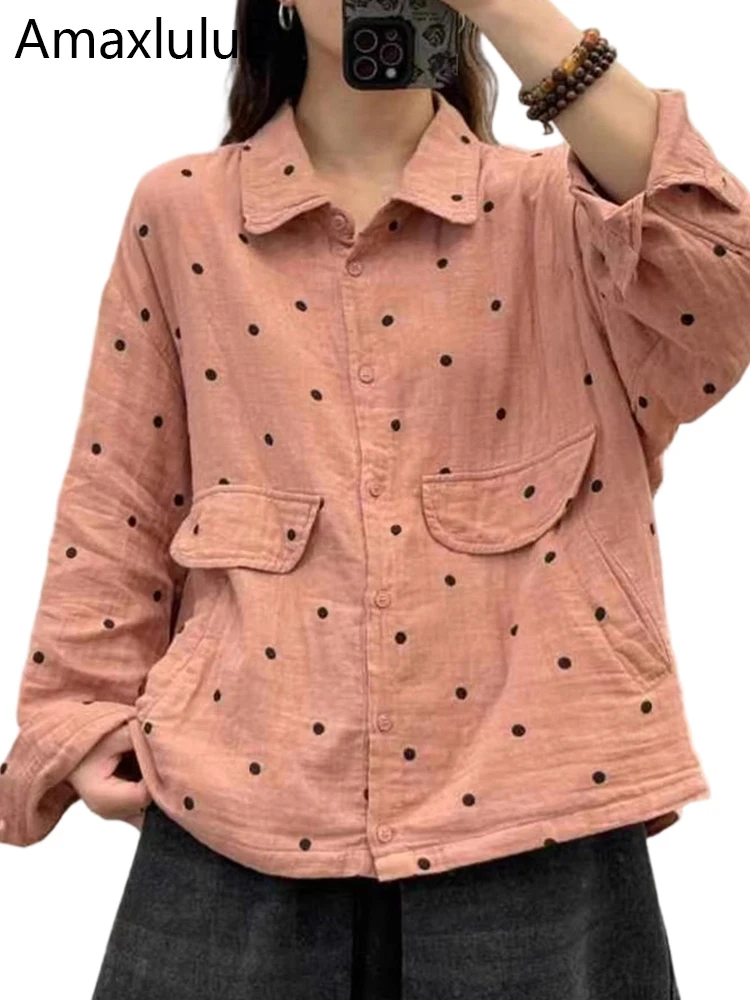 Amax LuluE Classic Loose Elegant Tops Ladies 2026 British Design Vintage Soild Shirts Womens Spring Fashion Long Sleeve Blouses
Amax LuluE Classic Loose Elegant Tops Ladies 2026 British Design Vintage Soild Shirts Womens Spring Fashion Long Sleeve Blouses