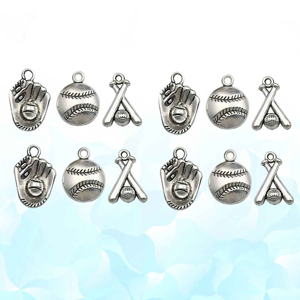 60pcs Alloy Baseball Bat Glove Charms Jewelry Making DIY Pendant Accessories Bracelet Necklace Earrings Keychain
60pcs Alloy Baseball Bat Glove Charms Jewelry Making DIY Pendant Accessories Bracelet Necklace Earrings Keychain