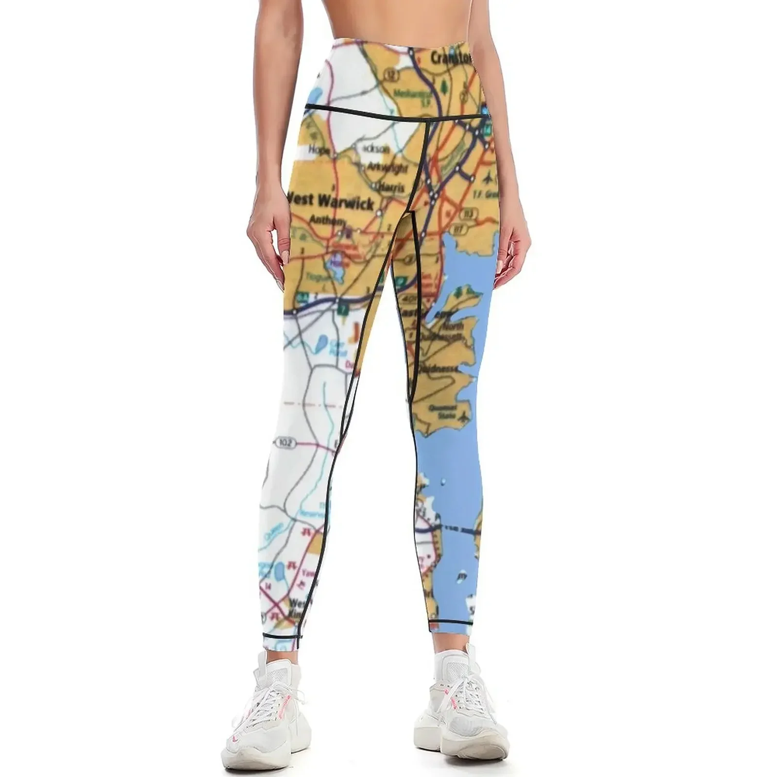 Rhode Island Roadmap Leggings Golf wear gym top Women's gym sports for push up Womens Leggings
Rhode Island Roadmap Leggings Golf wear gym top Women's gym sports for push up Womens Leggings
