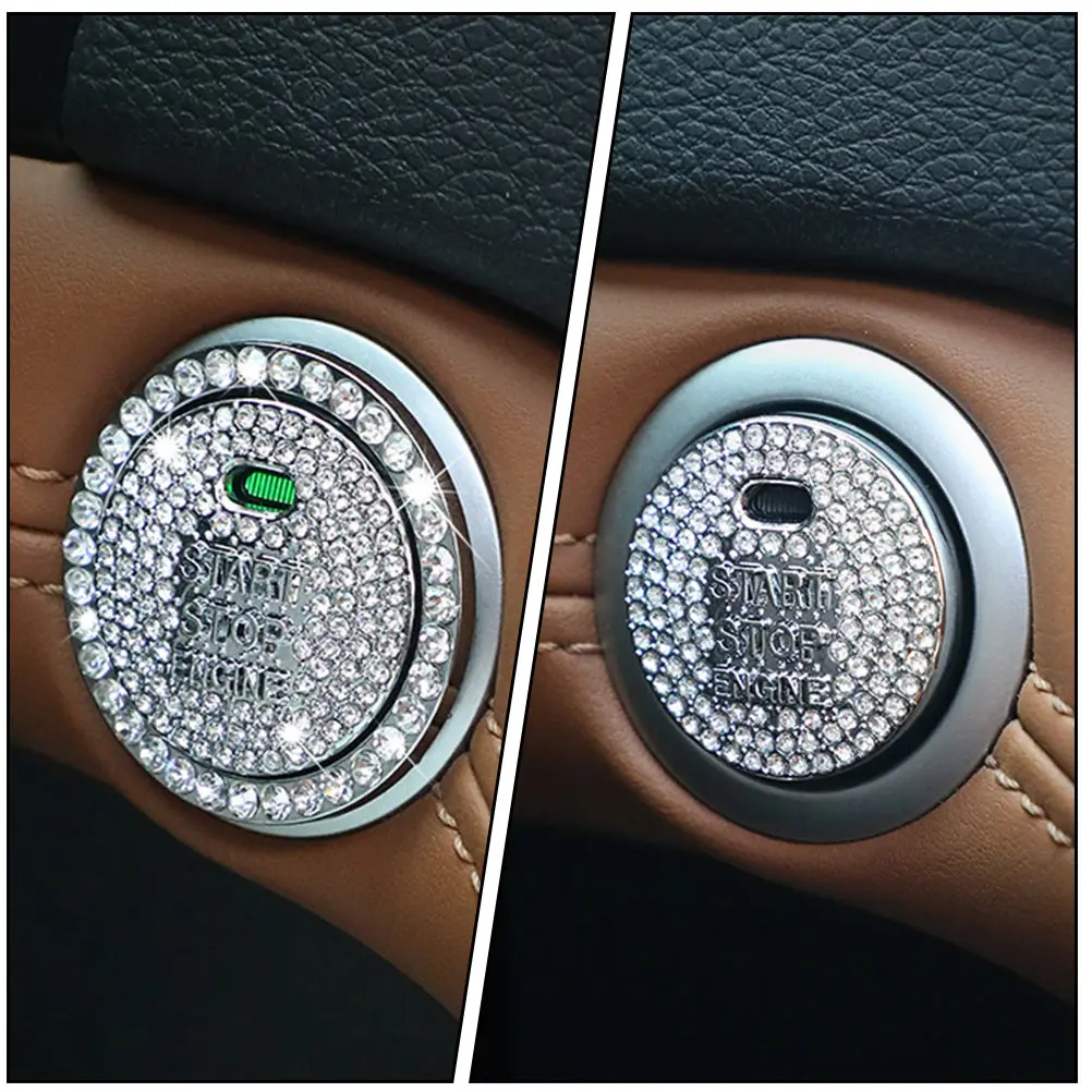 Zinc Alloy Button Ring Sticker Car Dashboard Decorative Accessories Luxury Ignition Button Decorative Sticker Interior Bling
Zinc Alloy Button Ring Sticker Car Dashboard Decorative Accessories Luxury Ignition Button Decorative Sticker Interior Bling