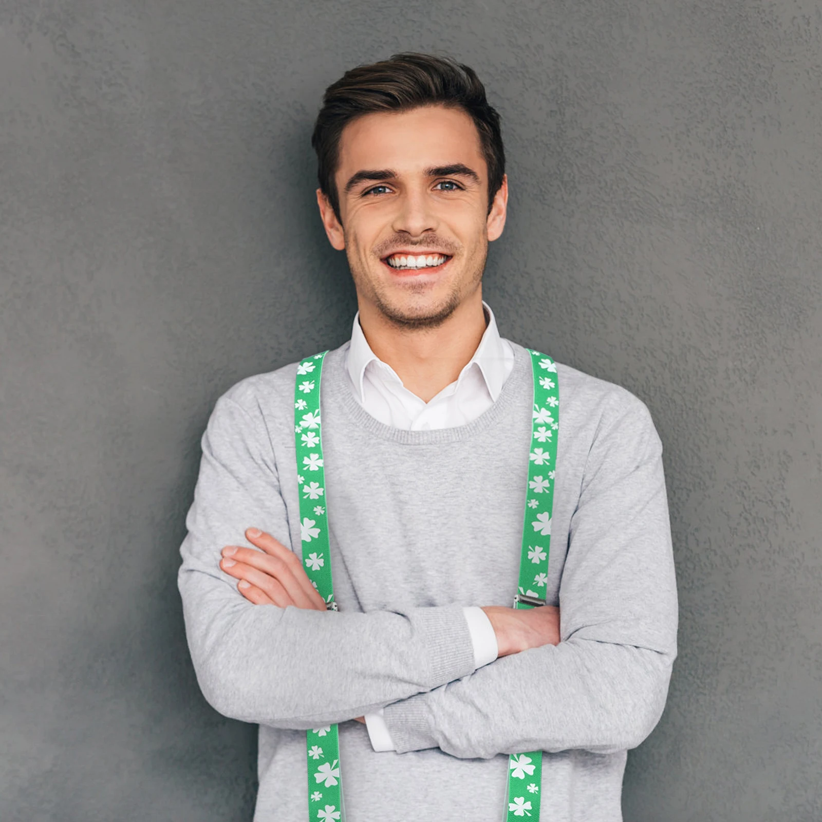 2Pcs Suspenders Elastic 3 Clip Adjustable Braces Secure Fit for Jeans Pants Casual Party Wear
2Pcs Suspenders Elastic 3 Clip Adjustable Braces Secure Fit for Jeans Pants Casual Party Wear