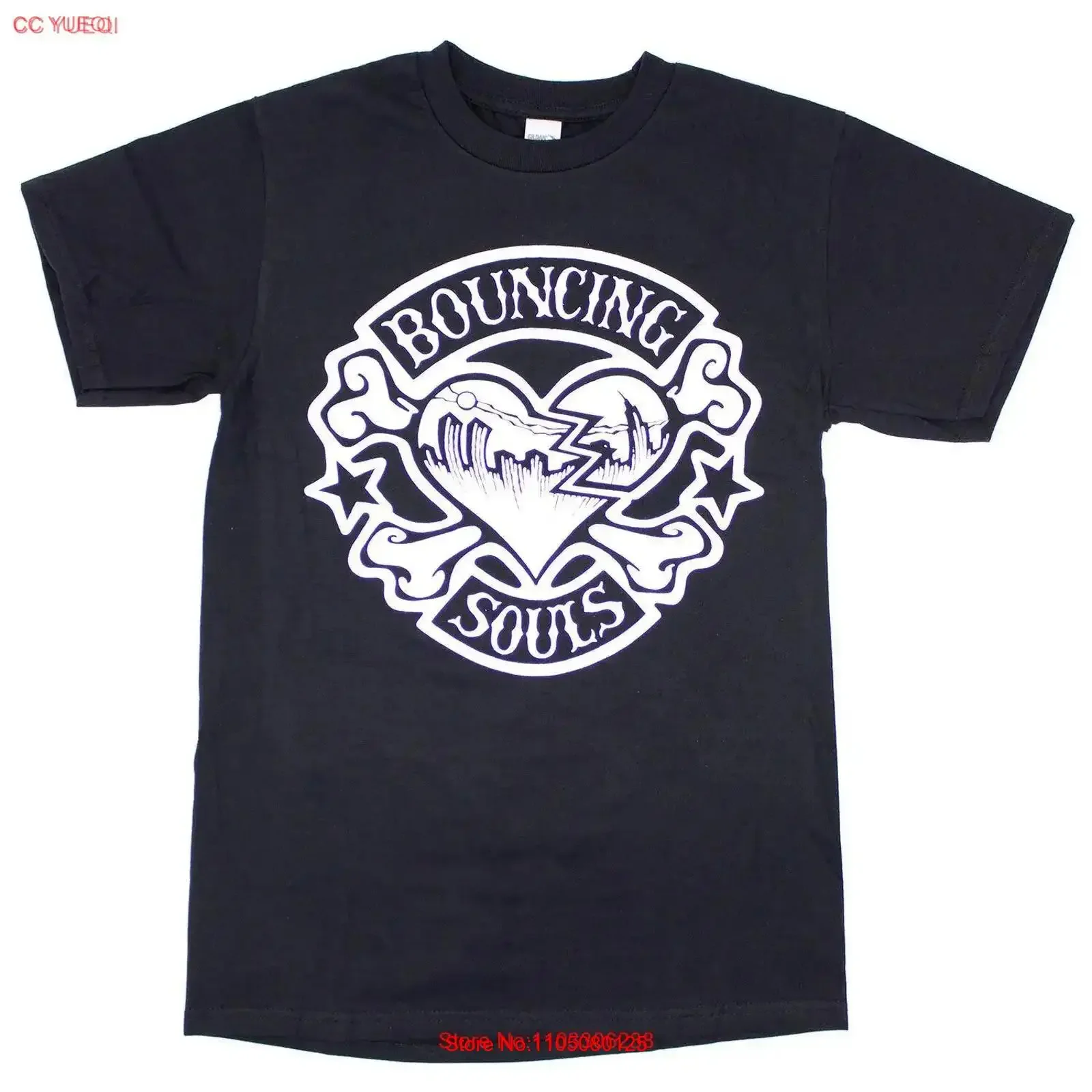 Men's Bouncing Souls Rocker Heart T shirt Medium Black vintage Washed streetwear graphic homme Unisex Soft Stretched Versatile
Men's Bouncing Souls Rocker Heart T shirt Medium Black vintage Washed streetwear graphic homme Unisex Soft Stretched Versatile