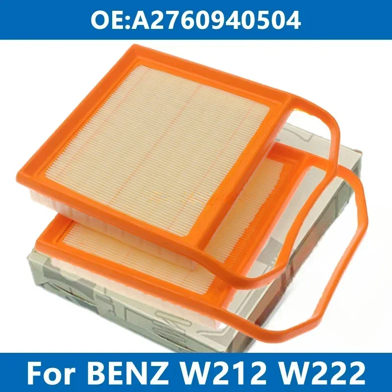 2Pcs Car Air Filter Cleaner Element A2760940504 For Mercedes Benz W205 W212 W222 W166 C43 C400 E320 S320L S400 CLS GLC/E/S ML
2Pcs Car Air Filter Cleaner Element A2760940504 For Mercedes Benz W205 W212 W222 W166 C43 C400 E320 S320L S400 CLS GLC/E/S ML