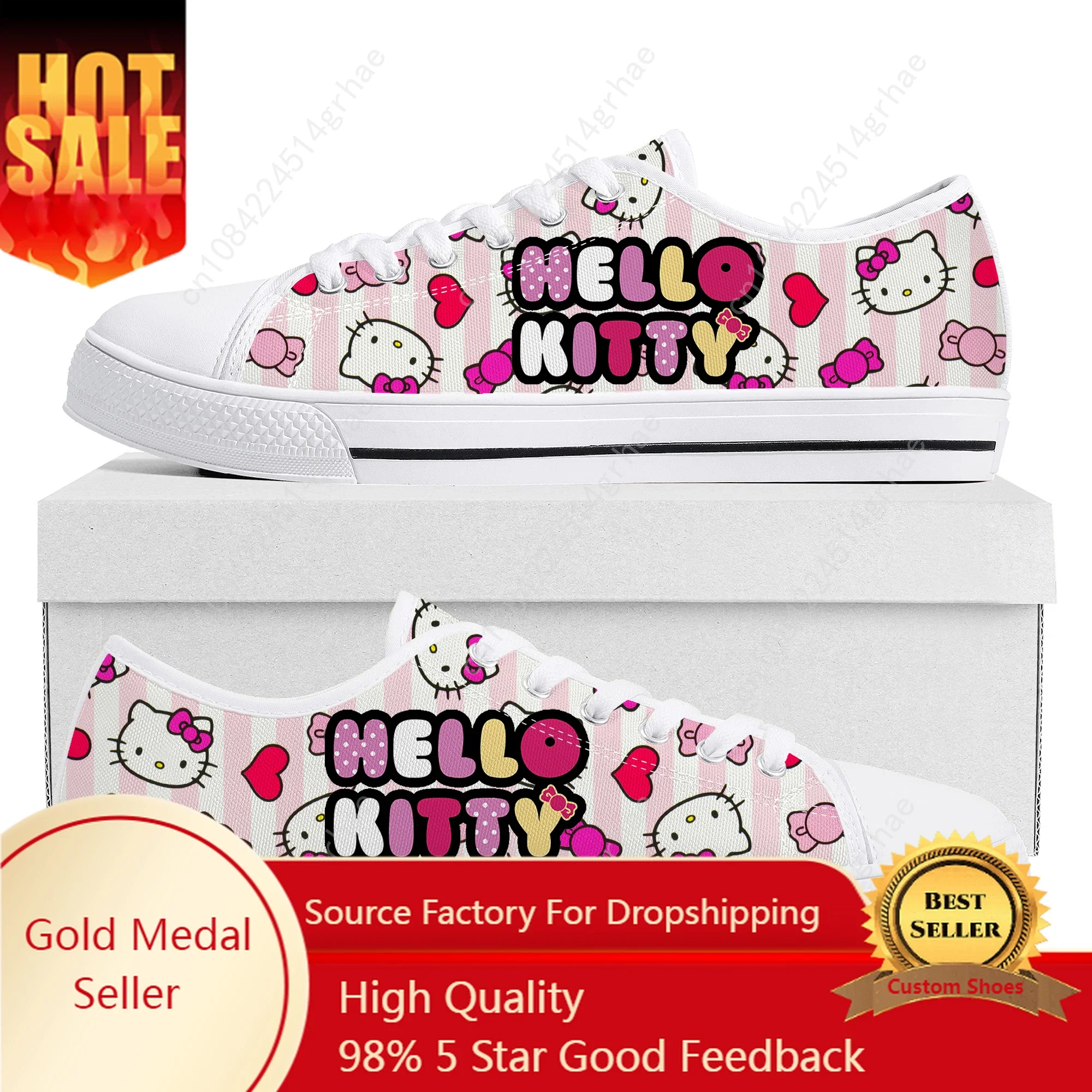 Hello Cute Cartoon Pink Cat Low Top Sneakers Women Men Teenager High Quality Canvas Sneaker Couple Anime Manga Custom Made Shoes
Hello Cute Cartoon Pink Cat Low Top Sneakers Women Men Teenager High Quality Canvas Sneaker Couple Anime Manga Custom Made Shoes