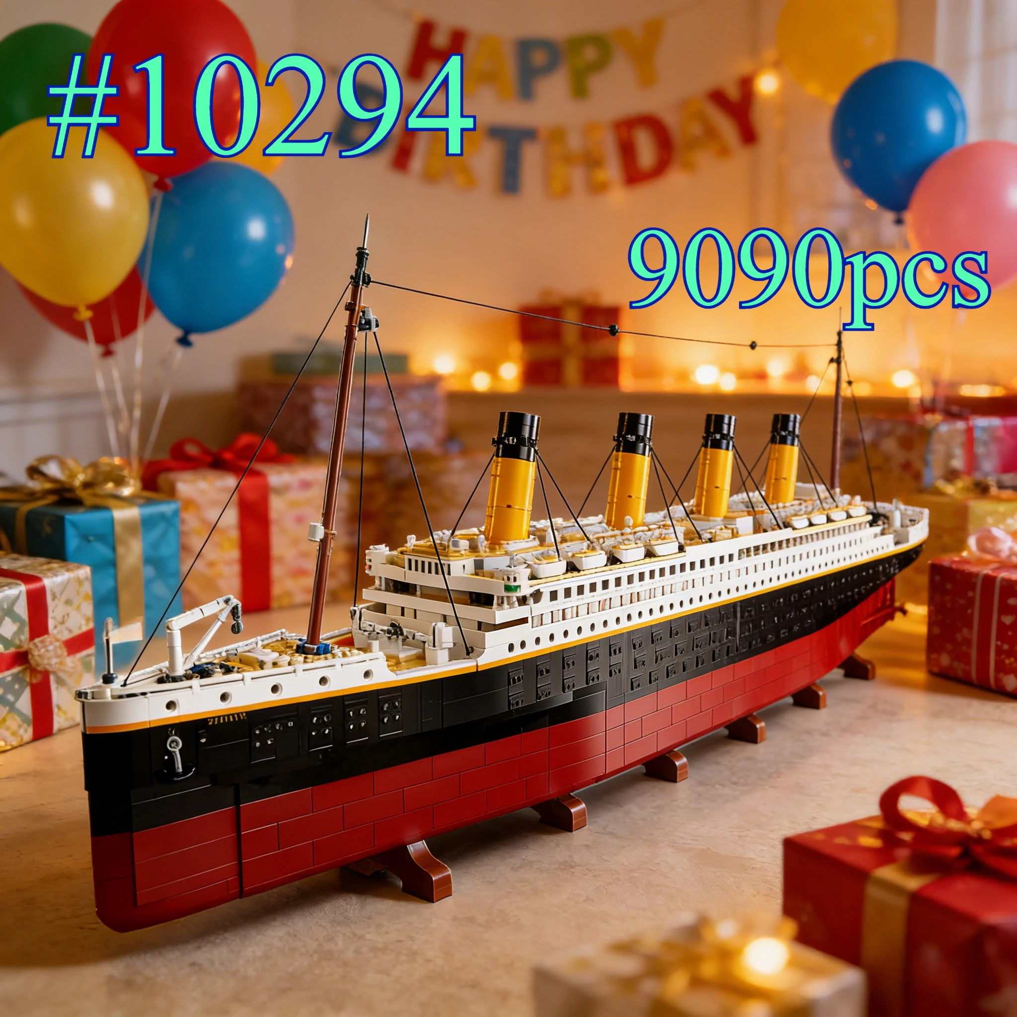 Большой конструктор «Океанский лайнер» 10294, мини-наборы строительных блоков, идеально подходят для подарков на день рождения, не совместимы с деталями Lego, 9090 шт.
Большой конструктор «Океанский лайнер» 10294, мини-наборы строительных блоков, идеально подходят для подарков на день рождения, не совместимы с деталями Lego, 9090 шт.