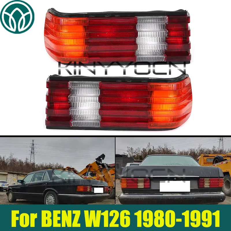 1Pair Rear Taillight TaillampFor Mercedes-Benz W126 320SEL 280SEL 500SEL 380SEL1980-1991 Tail Light Reverse Lights Brake Lights
1Pair Rear Taillight TaillampFor Mercedes-Benz W126 320SEL 280SEL 500SEL 380SEL1980-1991 Tail Light Reverse Lights Brake Lights