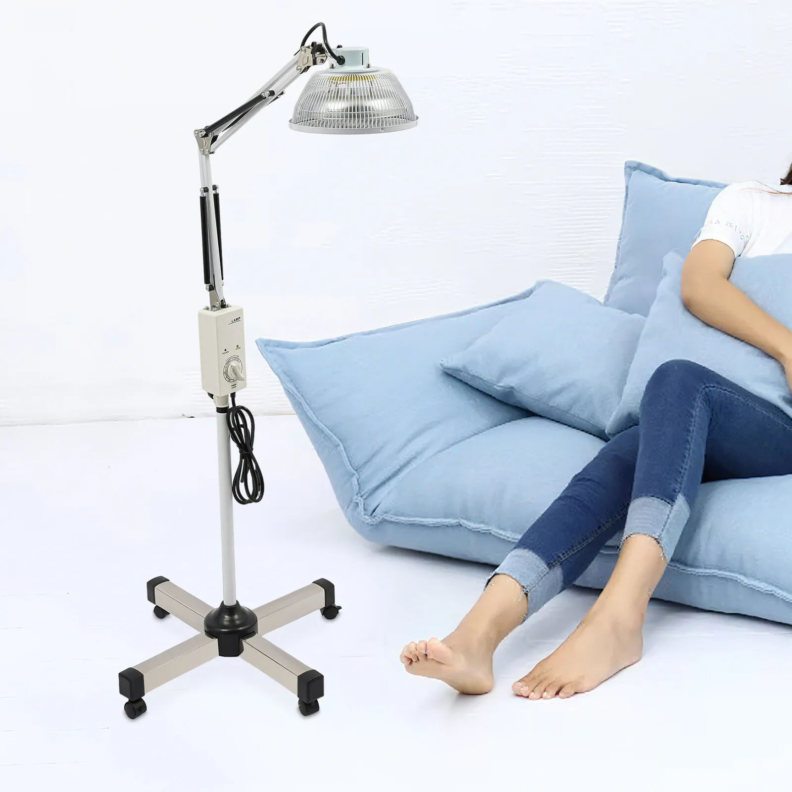 BYMAOCAR Infrared Lamp for Body Face Pain Adjustable Circulation Pain Relief Heating Device 250W 110V Acupuncture Mineral Lamp
BYMAOCAR Infrared Lamp for Body Face Pain Adjustable Circulation Pain Relief Heating Device 250W 110V Acupuncture Mineral Lamp