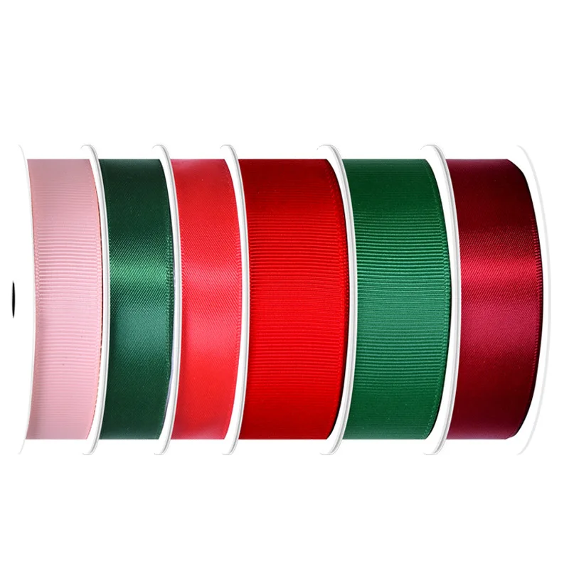 100 Yards High Quality Satin Grosgrain Ribbon For Christmas Cake Shop Gift Bouquet Decoration
100 Yards High Quality Satin Grosgrain Ribbon For Christmas Cake Shop Gift Bouquet Decoration