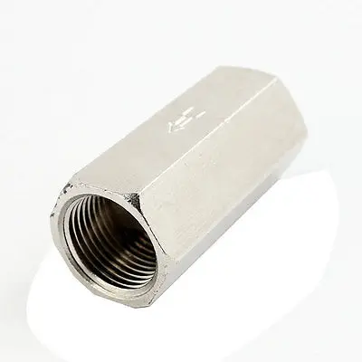 15.5mm 3/8PT Female Threaded Water Pneumatic Air One Way Check Valve
15.5mm 3/8PT Female Threaded Water Pneumatic Air One Way Check Valve