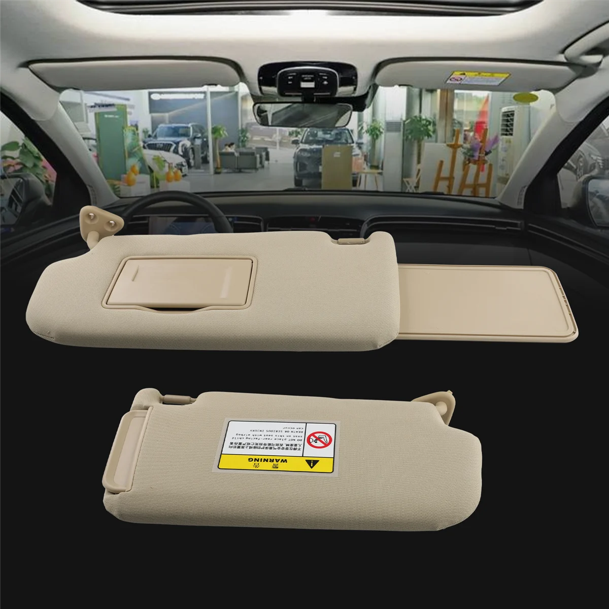 Exclusive Left Sun Visor with Vanity Mirror for Hyundai TUCSON 2004-2014 Sunshading Board 852012E000 85201-2E000
Exclusive Left Sun Visor with Vanity Mirror for Hyundai TUCSON 2004-2014 Sunshading Board 852012E000 85201-2E000
