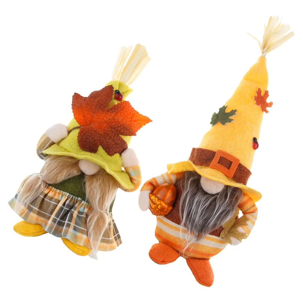 2pcs Maple Leaf Faceless Gnome Toys Fall Home Decor Thanksgiving Party Ornaments Elf Nordic Decorations
2pcs Maple Leaf Faceless Gnome Toys Fall Home Decor Thanksgiving Party Ornaments Elf Nordic Decorations