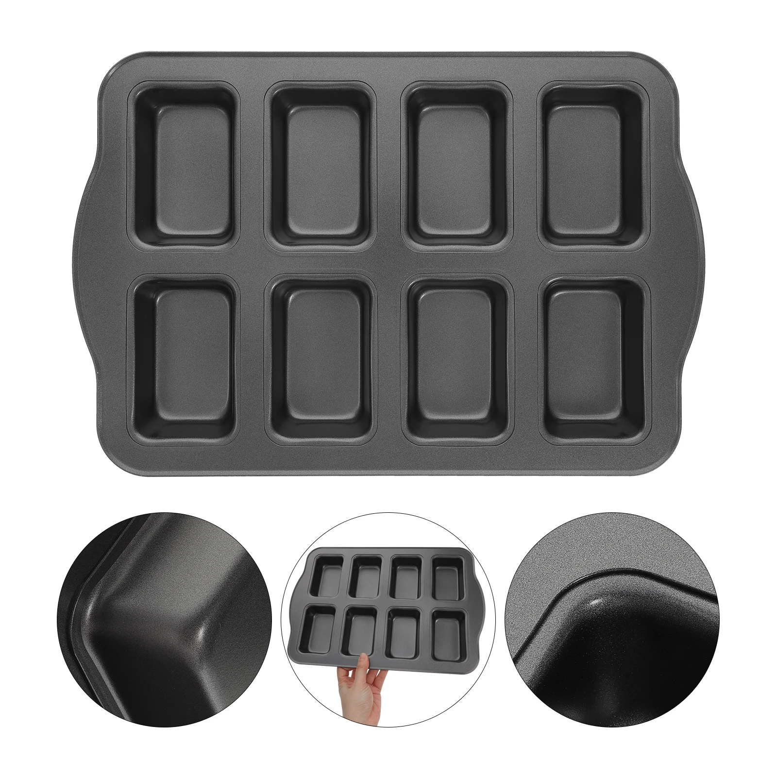 Cake Mold Bread Loaf Baking Tin Mini Tray Small Pan Carbon Steel Easy Clean Oven Use Hot Dogs Wheat Bread Crispy Soft
Cake Mold Bread Loaf Baking Tin Mini Tray Small Pan Carbon Steel Easy Clean Oven Use Hot Dogs Wheat Bread Crispy Soft