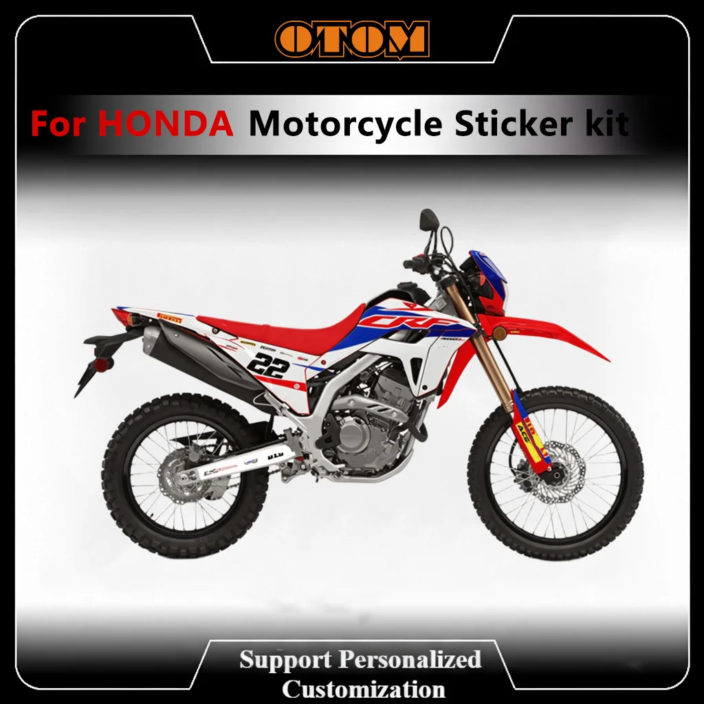 Customize Motorcycle Team Graphics Decals For HONDA CRF300L CRF 300L 2021-2024 2025-2026 Holographic Background Sticker Kit
Customize Motorcycle Team Graphics Decals For HONDA CRF300L CRF 300L 2021-2024 2025-2026 Holographic Background Sticker Kit