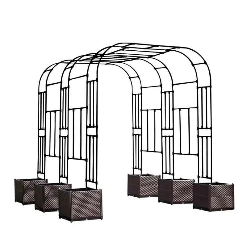 Arch flower stand Plant climbing vine stand Climbing shelf Planting pot Planting box Combination Outdoor courtyard Grape stand G 
Arch flower stand Plant climbing vine stand Climbing shelf Planting pot Planting box Combination Outdoor courtyard Grape stand G