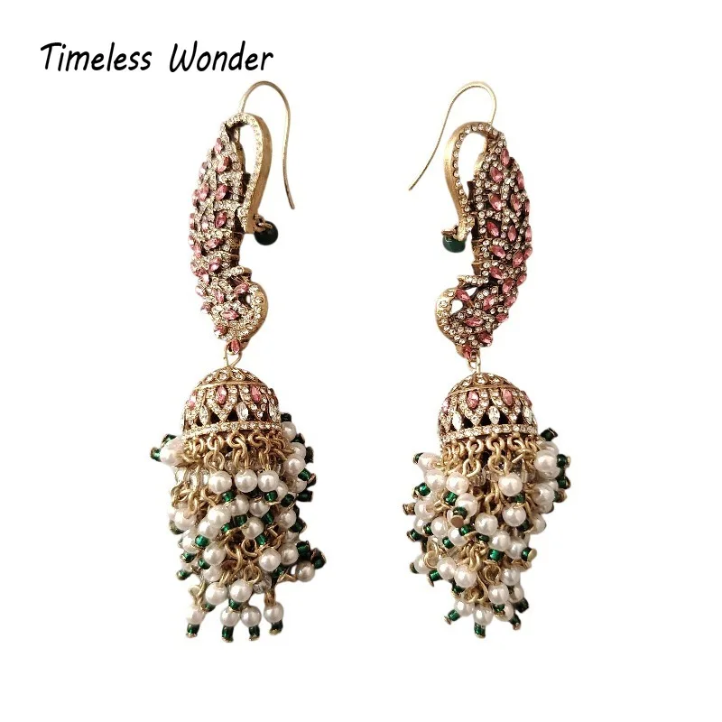 Timeless Wonder Retro Zircon Bird Geo Beaded Tassel Drop Earrings Women Designer Jewelry Chinese Style Rare Prom Gift Cute 2268
Timeless Wonder Retro Zircon Bird Geo Beaded Tassel Drop Earrings Women Designer Jewelry Chinese Style Rare Prom Gift Cute 2268