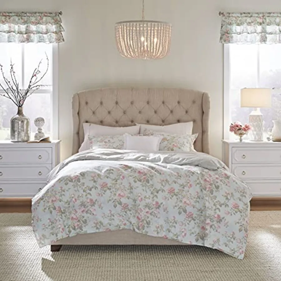 Home - Duvet Cover Set Reversible Cotton Bedding with Matching Shams Breathable Home Decor for All Seasons Madelynn Blue
Home - Duvet Cover Set Reversible Cotton Bedding with Matching Shams Breathable Home Decor for All Seasons Madelynn Blue
