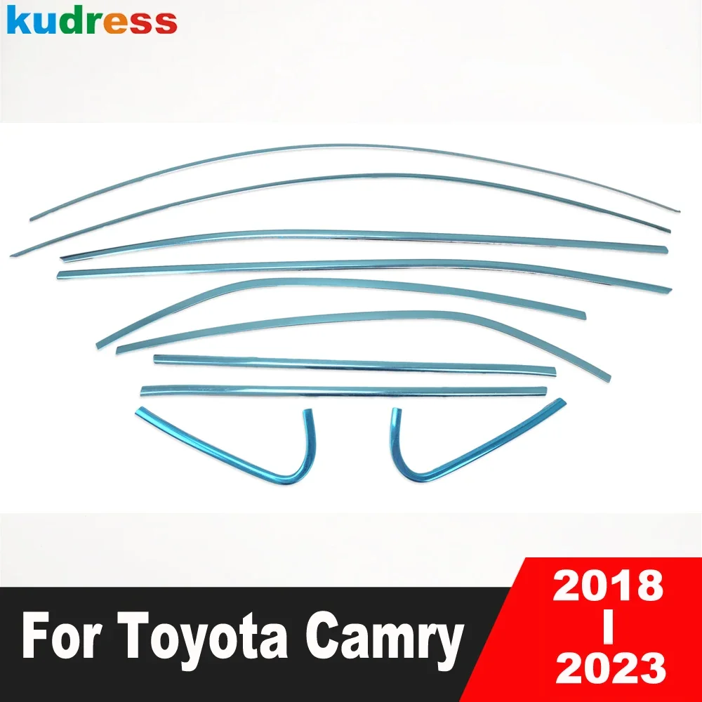 Накладка на порог оконной рамы для Toyota Camry 2018 2019 2020 2021 2022 2023, аксессуары для литья окон автомобиля из нержавеющей стали
Накладка на порог оконной рамы для Toyota Camry 2018 2019 2020 2021 2022 2023, аксессуары для литья окон автомобиля из нержавеющей стали