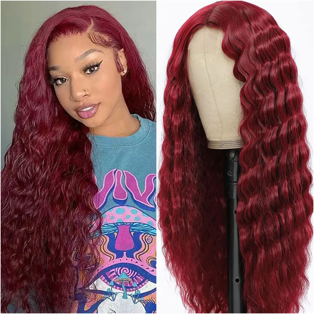 Парик из натуральных волос 99J бургундского цвета, плотность 220%, глубокая волна, кружевная передняя часть 13x6, предварительно выщипанный, с прозрачным HD-кружевом 13x4, для женщин
Парик из натуральных волос 99J бургундского цвета, плотность 220%, глубокая волна, кружевная передняя часть 13x6, предварительно выщипанный, с прозрачным HD-кружевом 13x4, для женщин