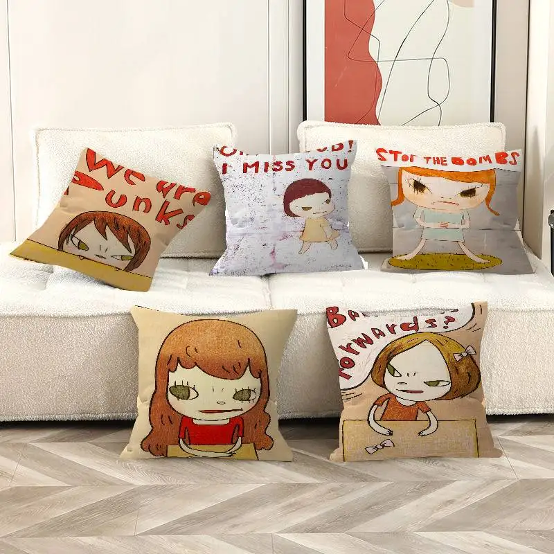 Y-Yoshitomo Nara Pillow Gift Home Office Decoration Bedroom Sofa Car Cushion Cover case 45x45
Y-Yoshitomo Nara Pillow Gift Home Office Decoration Bedroom Sofa Car Cushion Cover case 45x45