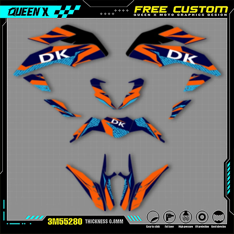 Queen X MOTOR Graphics Decals Stickers Kits For KTM DUKE 125 390 2017 2018-2020 Motorcycle Accessories Numer Name Custom 010
Queen X MOTOR Graphics Decals Stickers Kits For KTM DUKE 125 390 2017 2018-2020 Motorcycle Accessories Numer Name Custom 010