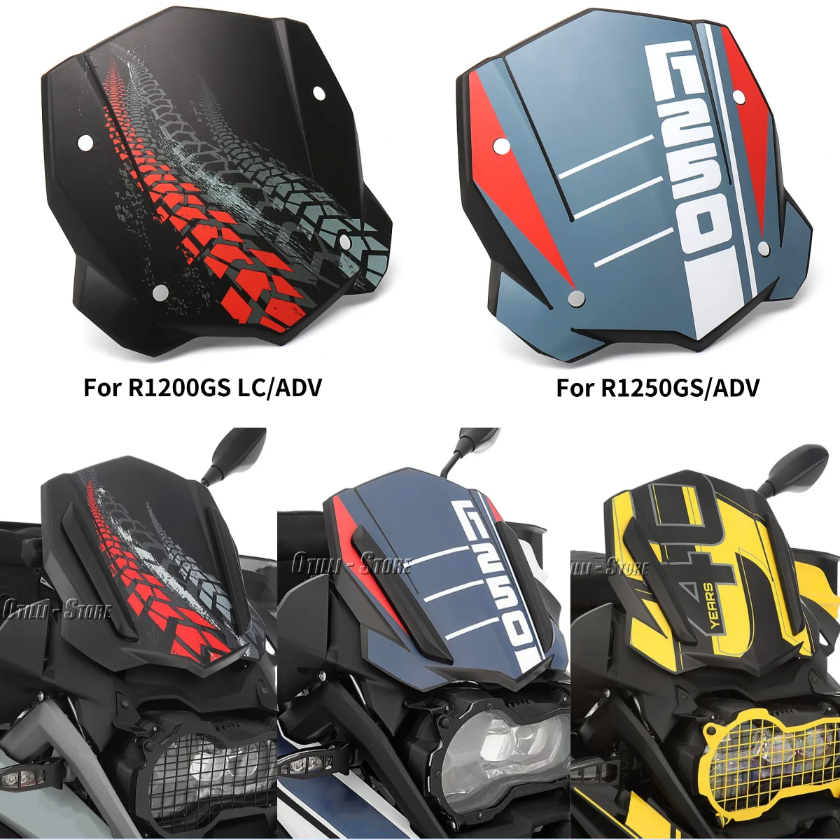 Motorcycle Sport Windshield Windscreen Wind Deflector For BMW R1200GS LC R 1200 GS LC ADV ADVENTURE R1250GS R 1250 GS Adventure
Motorcycle Sport Windshield Windscreen Wind Deflector For BMW R1200GS LC R 1200 GS LC ADV ADVENTURE R1250GS R 1250 GS Adventure