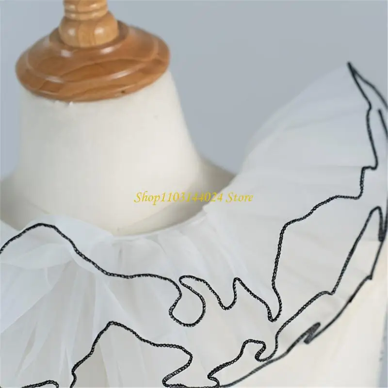 N5KE Elizabethan False Collar Victorian Styles Detachable Collar Neckpiece For Women
N5KE Elizabethan False Collar Victorian Styles Detachable Collar Neckpiece For Women