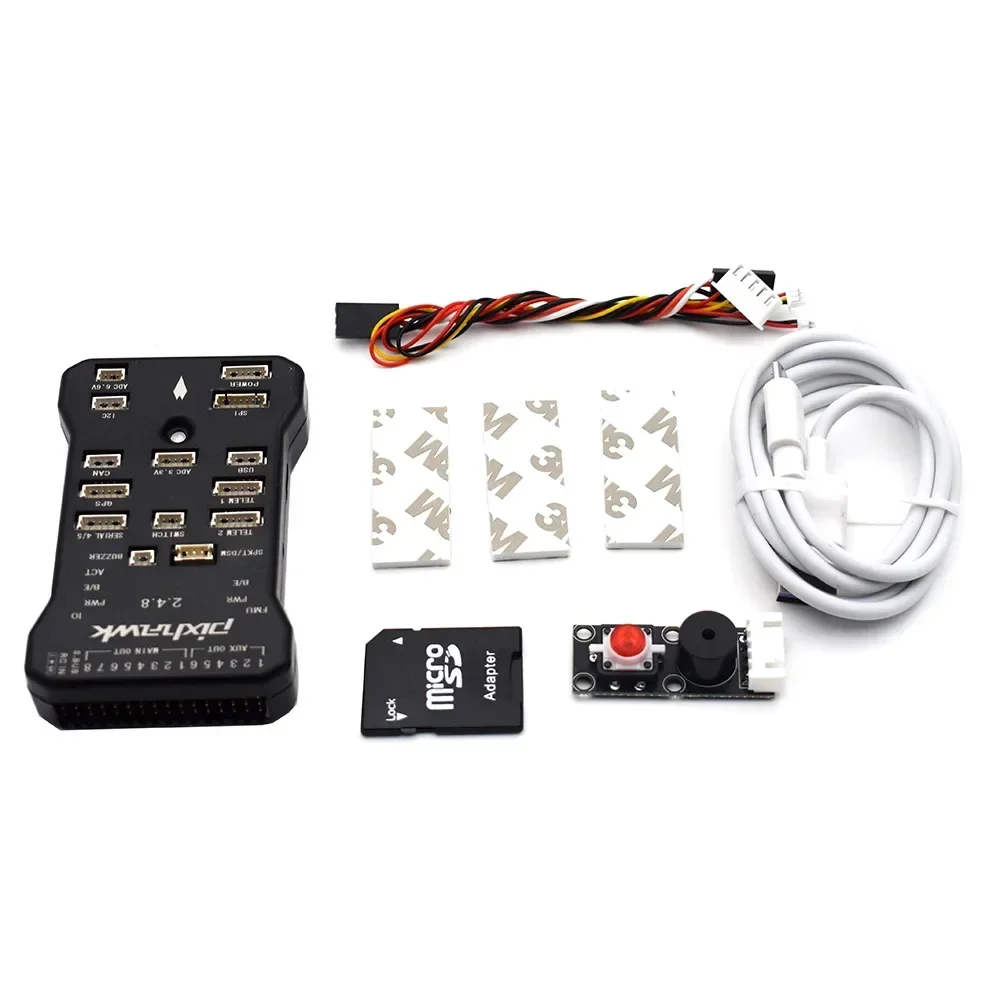 Pixhawk PIX 2.4.8 32 Bit Flight Controller Autopilot with 4G SD Safety Switch Buzzer for RC Drone Quadcopter
Pixhawk PIX 2.4.8 32 Bit Flight Controller Autopilot with 4G SD Safety Switch Buzzer for RC Drone Quadcopter