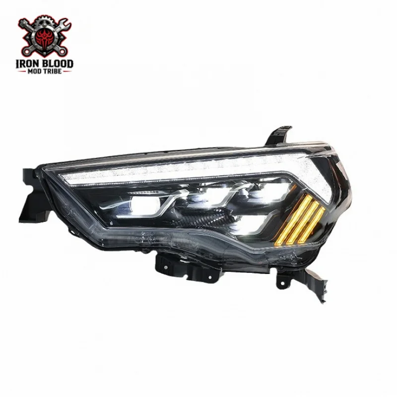Suitable for 2014-2020 Toyota 4Runner headlight assembly, modified LED daytime running lights with sequential turn signals
Suitable for 2014-2020 Toyota 4Runner headlight assembly, modified LED daytime running lights with sequential turn signals