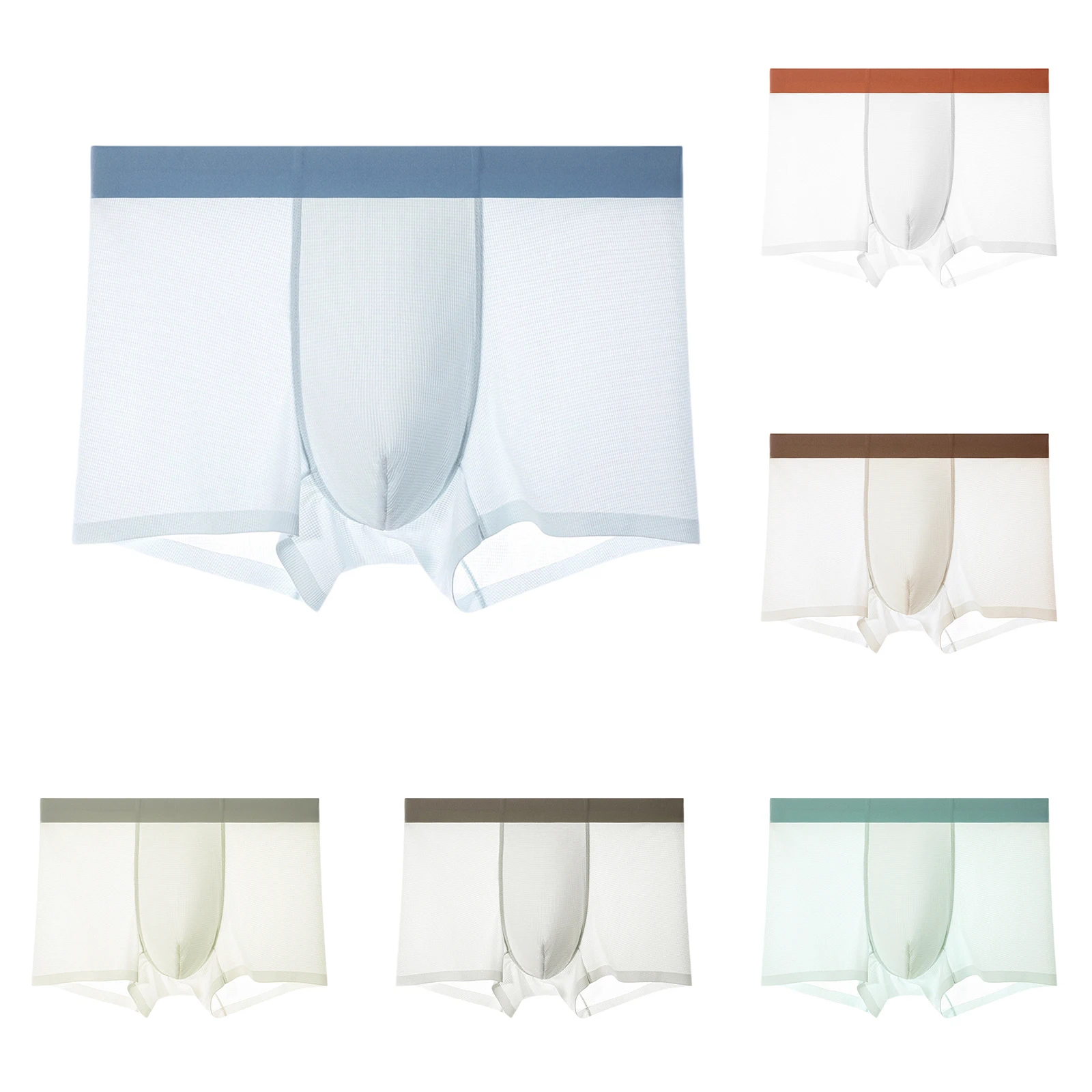 Mens Cool Ultra Thin Boxer Briefs Summer Breathable Soft Stretch Fashion Flat Trunks Casual Comfortable Underwear
Mens Cool Ultra Thin Boxer Briefs Summer Breathable Soft Stretch Fashion Flat Trunks Casual Comfortable Underwear