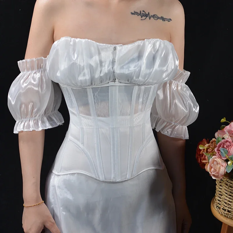 Women Waist Trainer Sexy Black Mesh Corset Goth Vintage Slim Body Belts Streetwear See Through Corselet
Women Waist Trainer Sexy Black Mesh Corset Goth Vintage Slim Body Belts Streetwear See Through Corselet
