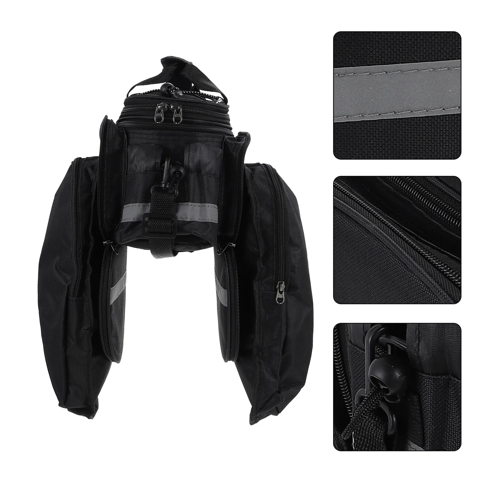 Bike Rear Rack Bag Versatile Large Storage Waterproof Rear Rack Pouch Reflective Strip Bike Backseat Pouch
Bike Rear Rack Bag Versatile Large Storage Waterproof Rear Rack Pouch Reflective Strip Bike Backseat Pouch