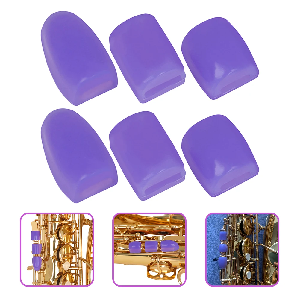 6pcs Sax Side Key Pad Alto Cover Button Press Silicone Extenders Purple Small Protective Pads Instruments Accessories Music
6pcs Sax Side Key Pad Alto Cover Button Press Silicone Extenders Purple Small Protective Pads Instruments Accessories Music