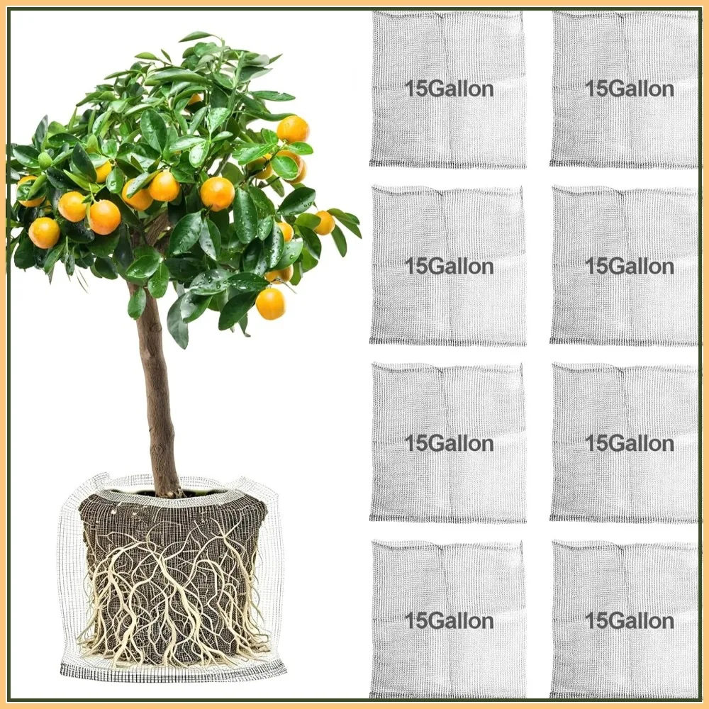 16 Pcs Plant Root Guard Baskets, 15 Gallon Stainless Steel Mesh for Large Plants, Underground Protection from Gophers & Voles
16 Pcs Plant Root Guard Baskets, 15 Gallon Stainless Steel Mesh for Large Plants, Underground Protection from Gophers & Voles