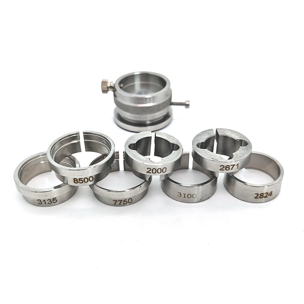 7-in-1 Multifunctional Rotating Stainless Steel Movement Holder Tool for ETA 2824/2671/7750/2000/8500/3100/3135 Movement
7-in-1 Multifunctional Rotating Stainless Steel Movement Holder Tool for ETA 2824/2671/7750/2000/8500/3100/3135 Movement