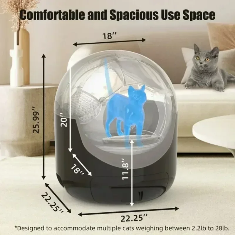 2024 New Style Hot Selling Warehouse WIFI App Control 5G Automatic Intelligent Cat Litter Box Cat Toilet Hot sales
2024 New Style Hot Selling Warehouse WIFI App Control 5G Automatic Intelligent Cat Litter Box Cat Toilet Hot sales